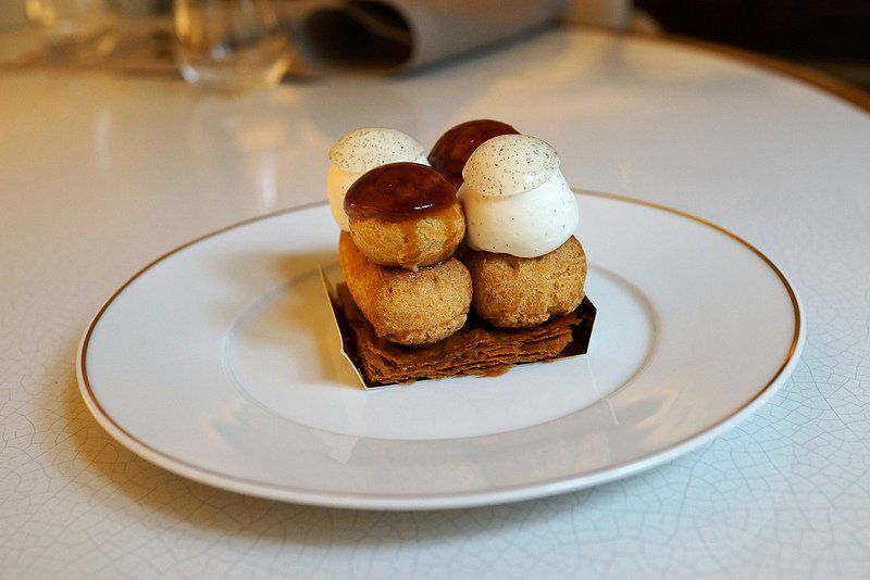 ...or the signature St. Honoré stuffed with vanilla bean whipped cream and outfitted in caramel.<br/>